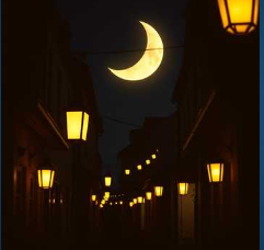 Als de maan naar ons blijft lachen