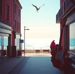 Lets walk to the beach