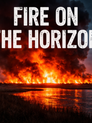 Fire on the horizon